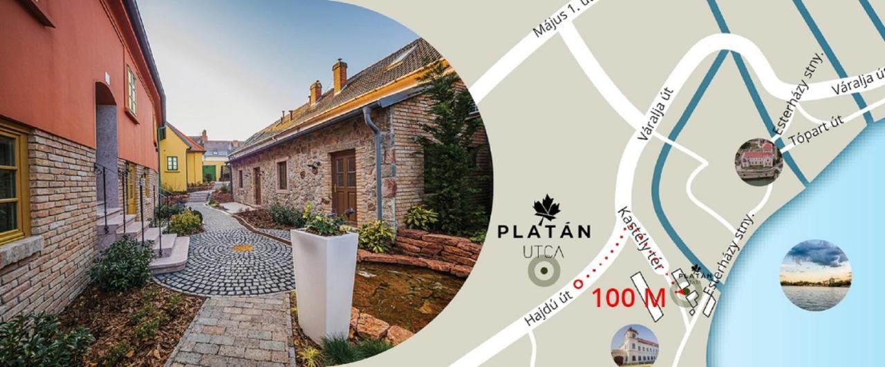 Platan Udvarhaz Tata Eksteriør billede
